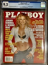 Playboy Magazine February 2003 V50 2 Alison Eastwood 9.2 Cgc