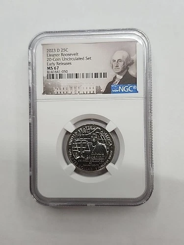 2023 D Eleanor Roosevelt Quarter NGC MS67 Early Releases #8141641-050