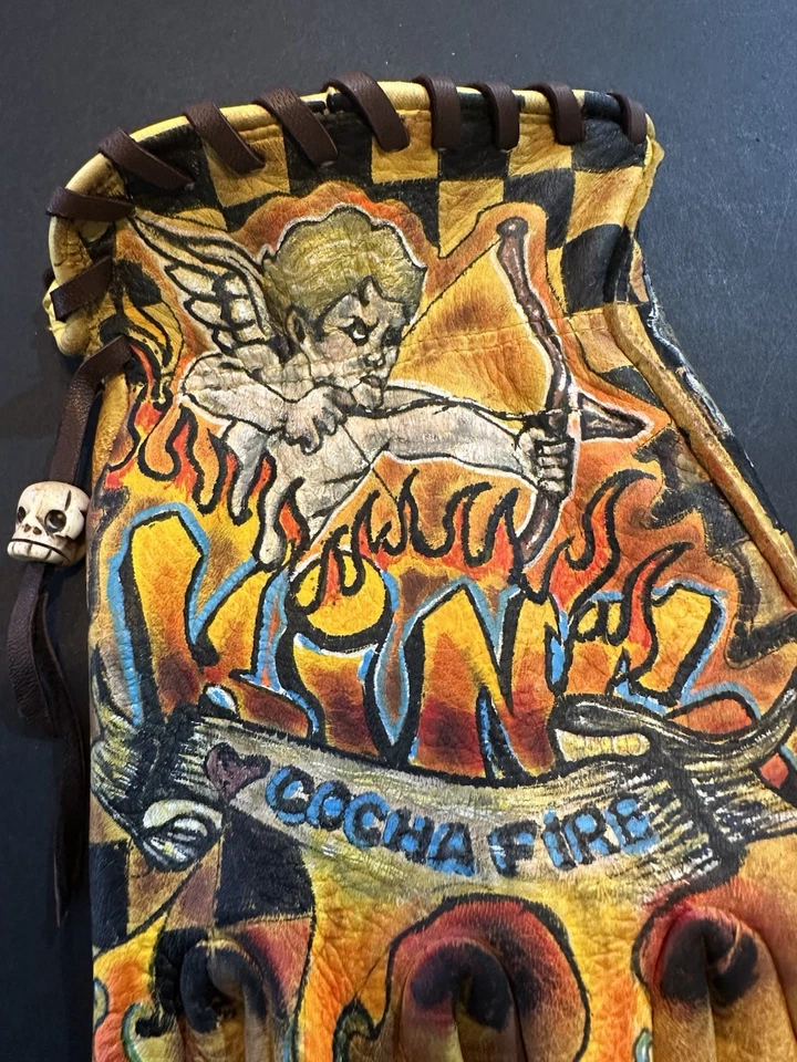 motorcycle gloves leather - Image 3 of 4