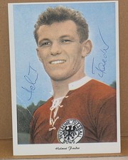 Autogrammkarte mit Signatur ★ Helmut Faeder ★ Spieler DFB ★ Fußball Hertha BSC