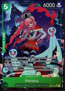Perona Alternate Art OP14-033 The Azure Sea's Seven
