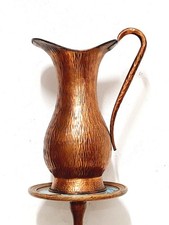 anfora VINTAGE in rame brunito GRANDE cm 56 h porta ombrelli / bastoni / vasi
