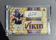 2011 Topps Finest Christian Ponder Superfractor 1/1 Rookie Patch Auto Vikings