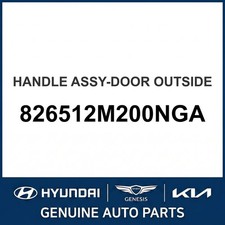 2008-2012 Hyundai Genesis Coupe Handle Assembly-door Outside 826512m200nga 2008-2012 Hyundai Genesis Coupe Handle Assembly-door Outside 826512m200nga
