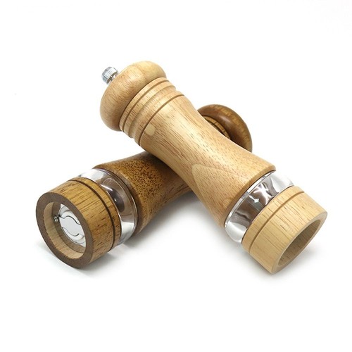 Ceramic Core Grind Tool Wooden Pepper Grinder Spice Bottle Pepper Mill Salt Jar - Picture 9 of 14