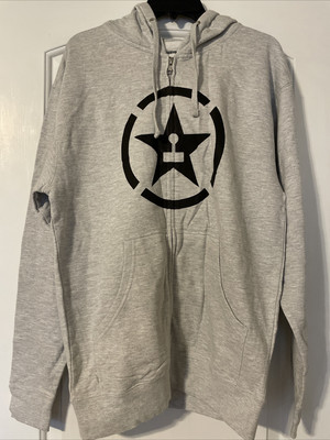 Achievement Hunter Rooster Teeth Zip Hoodie Size Large