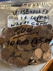 500 UNSEARCHED LINCOLN WHEAT CENTS PENNIES BAG