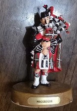 5 " Macgregor 1990 UK Scottish Bagpiper Piper Musician Painted Figure