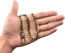 HAHIYO Mini Pochette Purse Chain Strap Slim Wide 7Mm for LV Length 15.7 Inches E