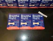 EXP 05/2030! (132ct) 3 Box X 44ct Breathe Right Extra Strength TAN Nasal Strips 