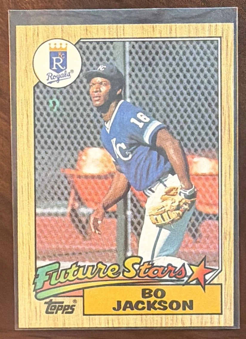 Bo Jackson Rookie Kansas City Royals 1987 Topps Future Stars #170