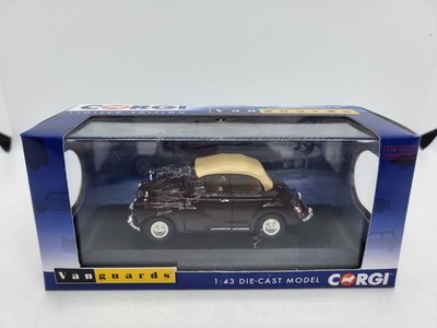MORRIS MINOR 1000 CONVERTIBLE VANGUARDS CORGI VA07105 MAROON BOXED