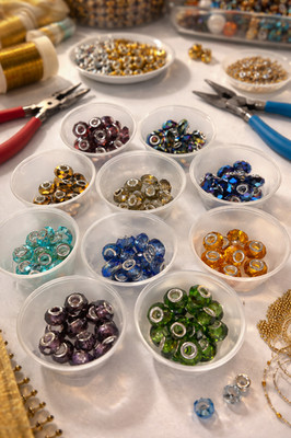 European  Beads Mix Crystal Glass Bead fit Bracelet 14x8mm 100 pcs