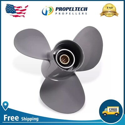 Aluminum Propeller 12 1/4 x 9 For Honda Outboard Engine BF 35 40A 45 50A 60HP RH