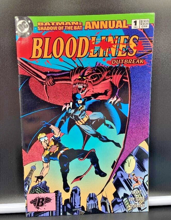 1993 DC Comics Annual #1 Batman Shadow of the Bat Bloodlines Outbreak
