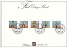 [FDS285] Belgium FDS 2009-10 Comics First Day Sheet SUPERB
