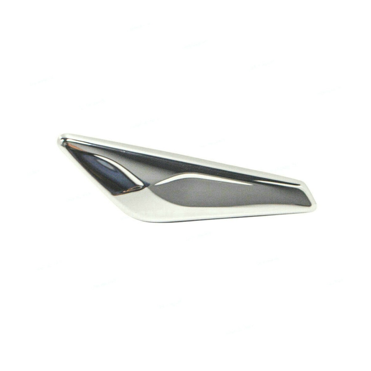 1X Chrome Front Left Side Fender Trim Finisher 51117338569 For BMW 