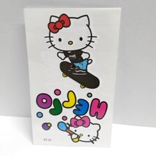 Hello Kitty Temporary Tattoos for Kids - Waterproof, Easy to Apply. 6
