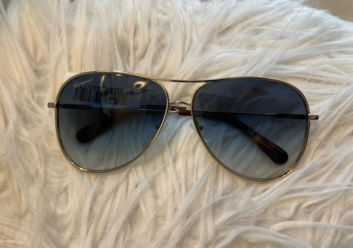 FERRAGAMO 62mm Gradient Oversize Aviator Sunglasses NWT | eBay display picture 2