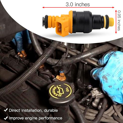 Set 8 of Flow Bosch Matched Fuel 280150943 Injectors for Ford 5  