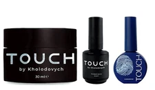 TOUCH Cold Rubber Base, Silk Base, Top No Wipe No UV, Matte Top Coat LED UV