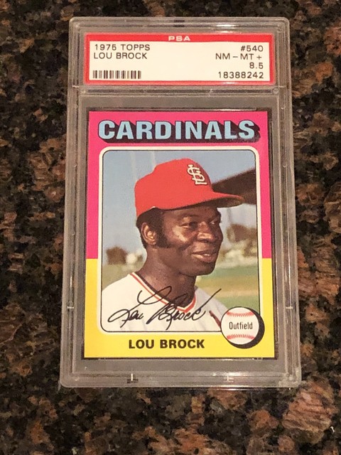 1975 Topps Lou Brock 540 Baseball Card For Sale Online EBay