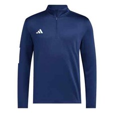 Adidas Men's Half Zip Golf Training Jacket - Navy Blue Size Small S - NEW