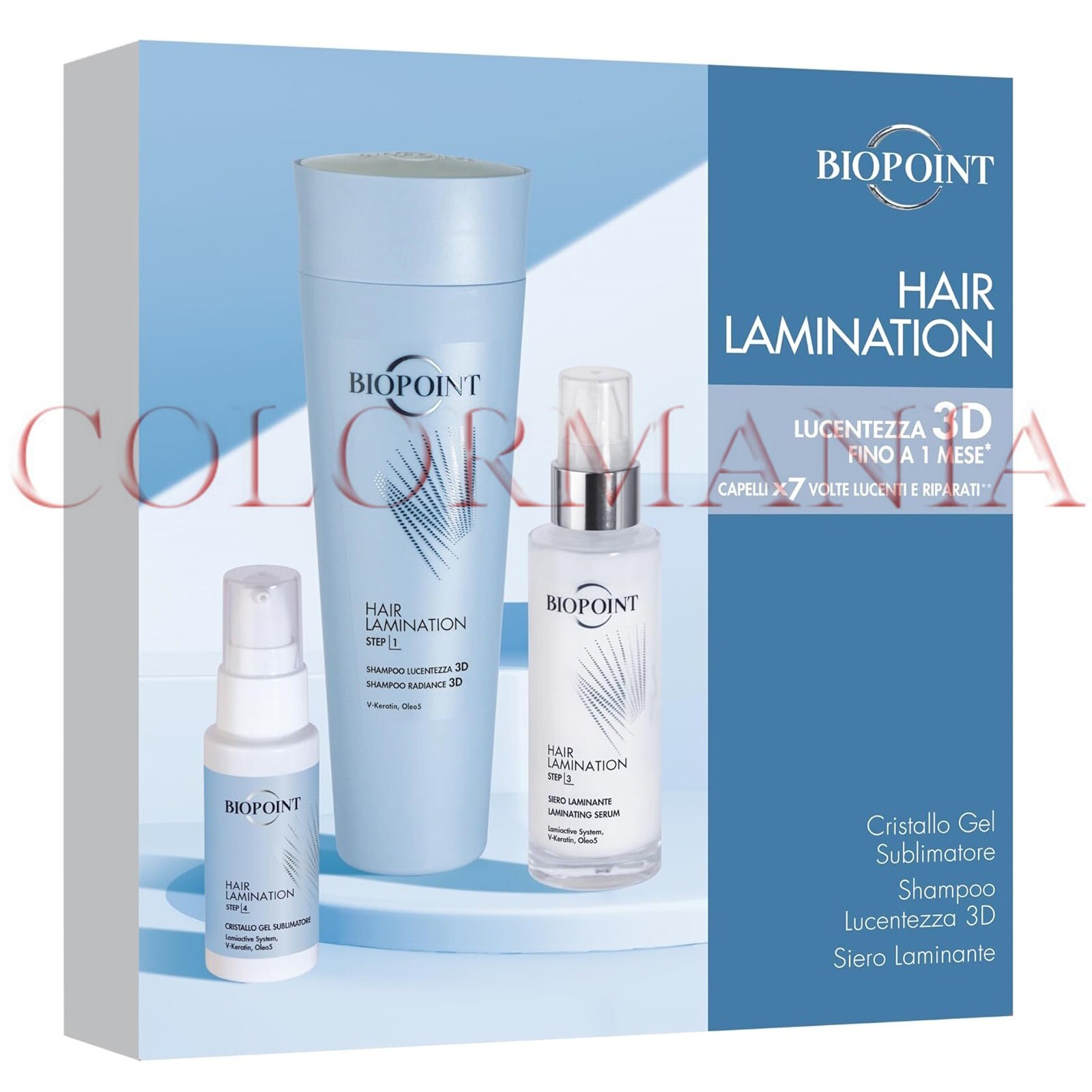 BIOPOINT KIT REGALO HAIR LAMINATION LAMINAZIONE CAPELLI LUCENTEZZA ESTREMA