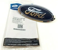 2018 2019 Ford Escape front bumper grille blue Oval Logo Nameplate Emblem OEM