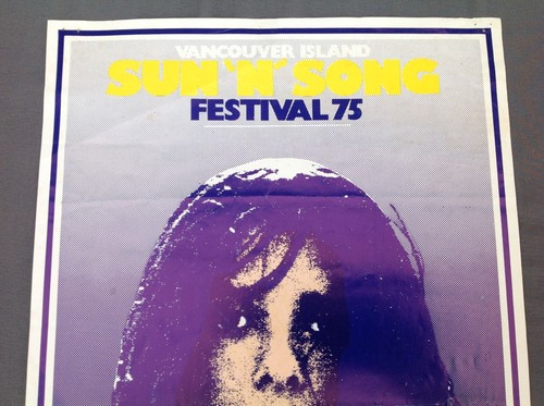 1975 Sun "N" Song 3 Day Music Festival Vancouver Island Concert Poster - Picture 2 of 9