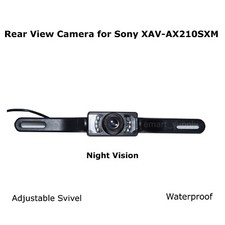 Rear View Camera Backup License Plate Night for Sony XAV-AX210SXM XAVAX210SXM