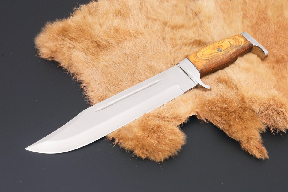 CUSTOM HANDMADE D2 TOOL 17" STEEL HUNTING KNIFE TACTICEL MACHETE KNIFE