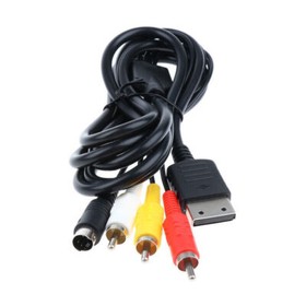 6 FT AVS A/V & S Video for Sega Dreamcast Stereo Audio Video TV Adapter Cable