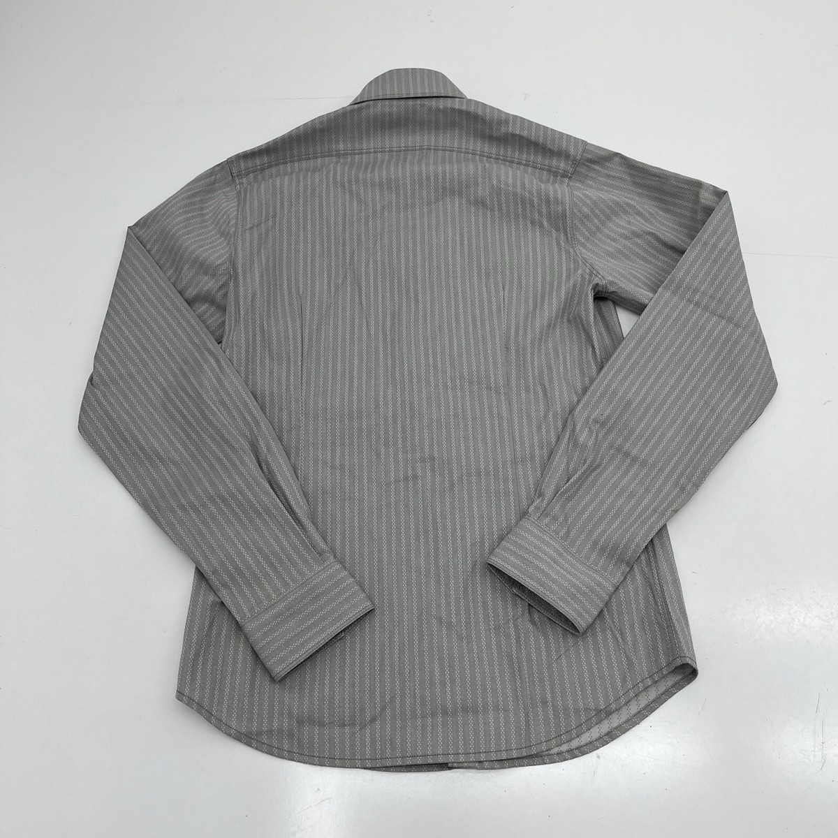 5.11 Tactical Gray Striped Button-Up Long Sleeve Mens Size Small
