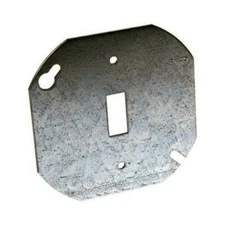 Raco Incorporated Octagon Box Cover, Flat, 4-In.