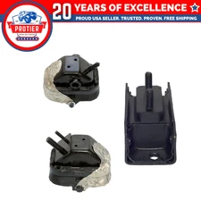 Front Motor & Trans Mount 3PCS Set Fit 03-04 Ford Expedition 4.6L/5.4L RWD