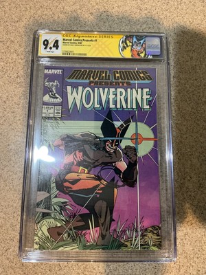 Marvel Comic Presents #1 9.4 signed by Walt Simonson super rare must have comic!