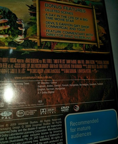 Land Of The Lost - (DVD) - Will Ferrell Region 4 (M) Bonus Features-Sub Title 🎯 - Picture 3 of 4