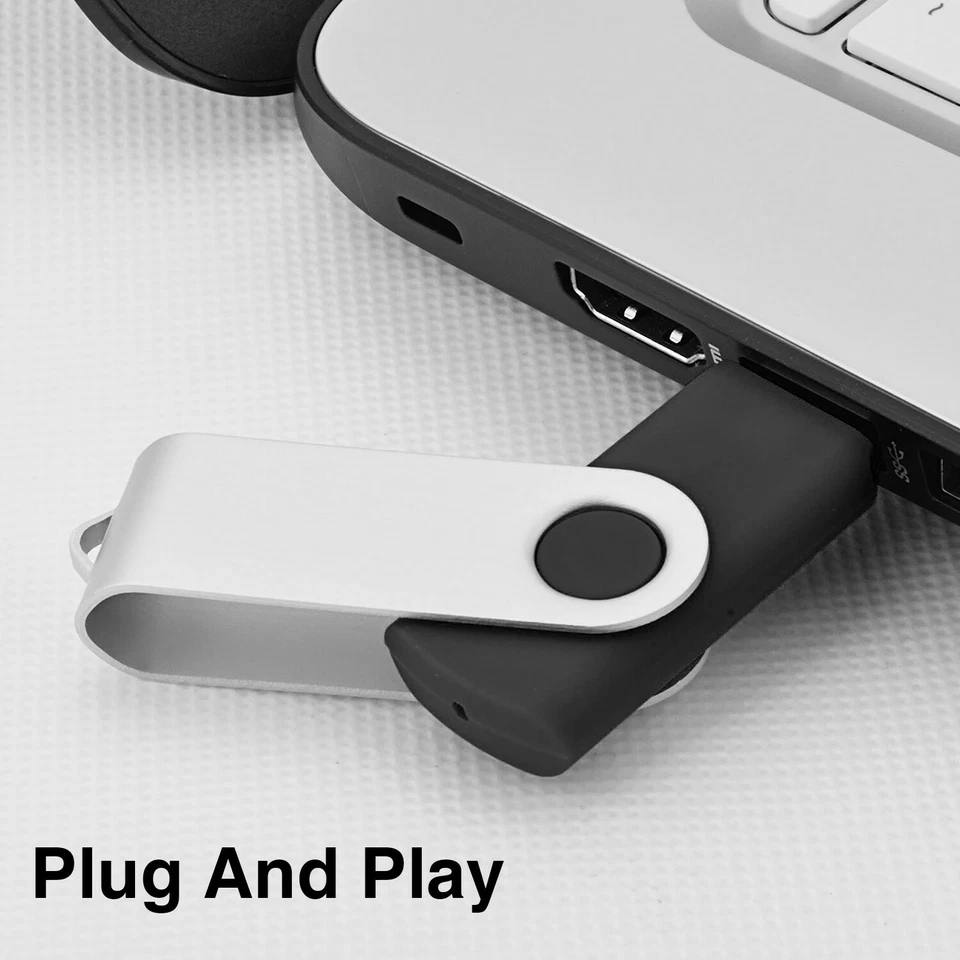 Memoria de unidad flash estilo giratorio de metal Kootion USB 2.0 100 PIEZAS 1 GB 2 GB 4 GB 8 GB 16G Foto 3 de 4