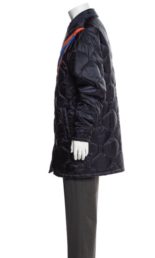 Giacca Chevron trapuntata leggera nuova con etichette $2800 GUCCI GG Zaboo Ripstop XL US