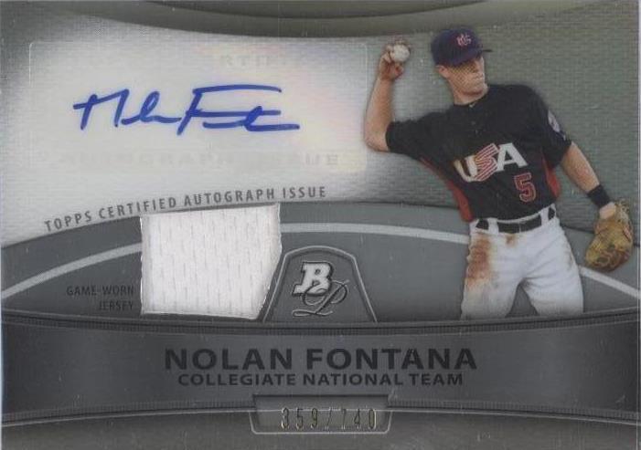 2010 Bowman Platinum - Nolan Fontana #PAR-NF - 1 of 1