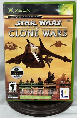 Star Wars Clone Wars Tetris Worlds ORIGINAL Microsoft Xbox 2003 Complete Box CIB
