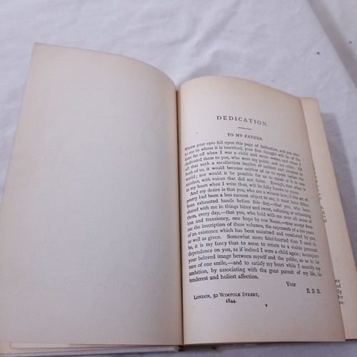 Mrs Brownings Poems Henneberry Company 1844 Edition Rare - Picture 5 of 11