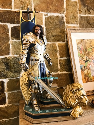 DAM TOYS WOW Llane Wrynn I Warcraft King Llane Resin Statue In Stock In Box - Picture 6 of 12