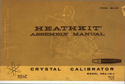 Assembly Manual-Anleitung für Heathkit HRA-10-1 
