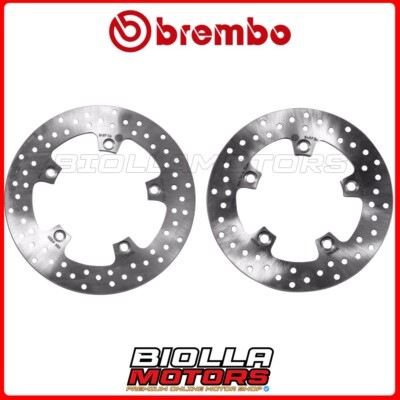 KIT DISCHI FRENO BREMBO TGB X-MOTION 300 2011 ANTERIORE + POSTERIORE [Fisso - Fi