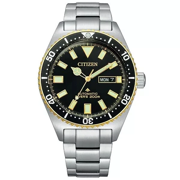 CITIZEN PROMASTER NY0125-83E MARINE Mechanical Automatic Diver 200m Watch / U V - image 2 of 4