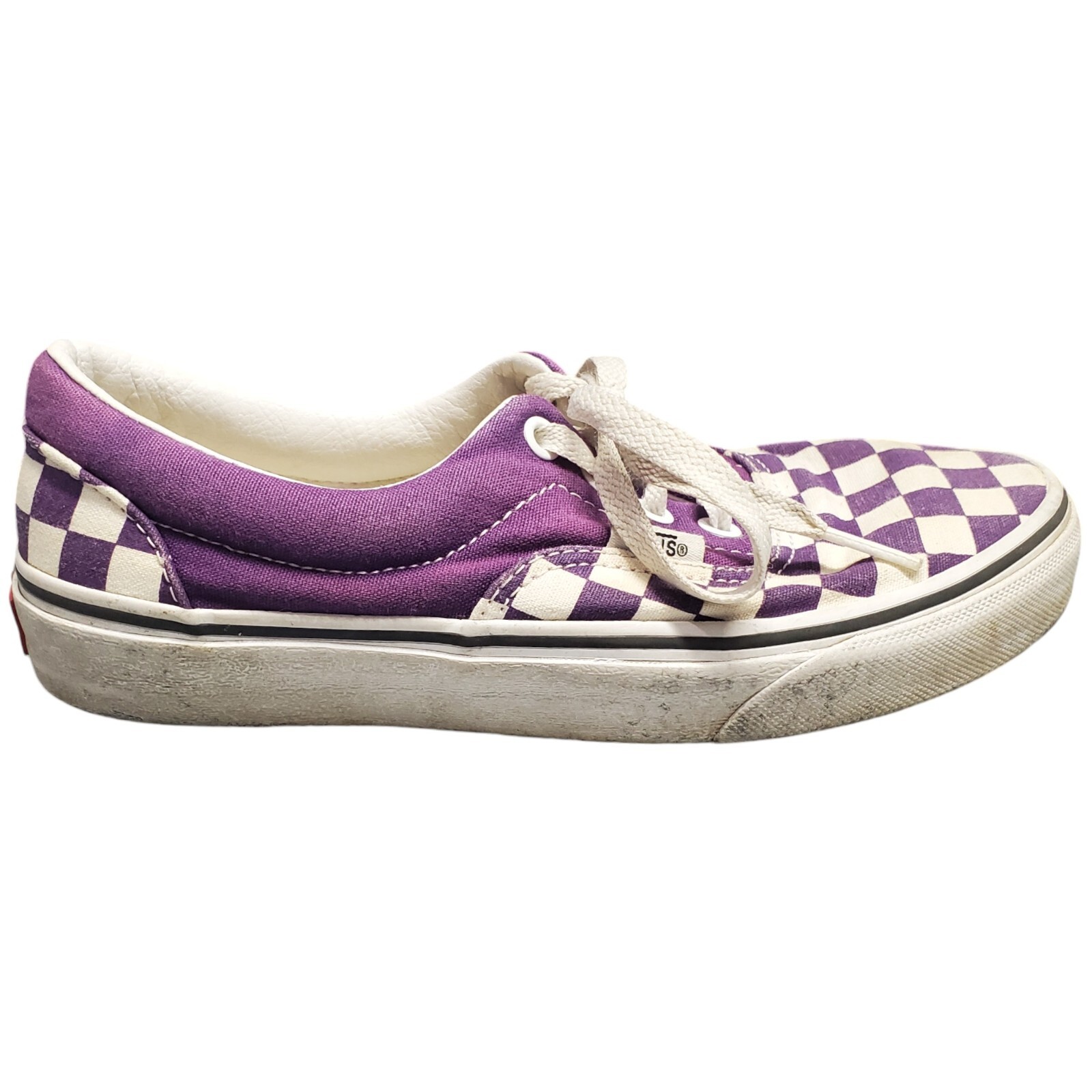 SAOLA VANS scarpe sneakers basse unisex adulti M4.5 W6 viola a quadri stringate 721454