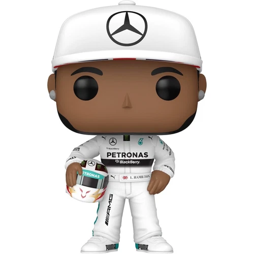 FUNKO • Formula 1 AMG / Mercedes LEWIS HAMILTON w/Helmet  #09 w/Pro • Ships Free