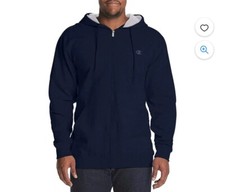 Champion men's Powerblend fleece full zip hoodie NWOT size Large